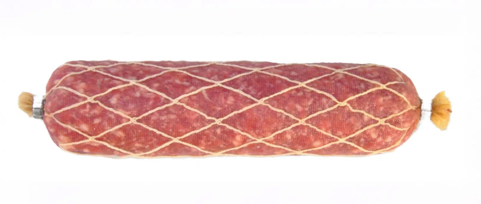 Hukki Net, classic artisan salami with string-tied ends