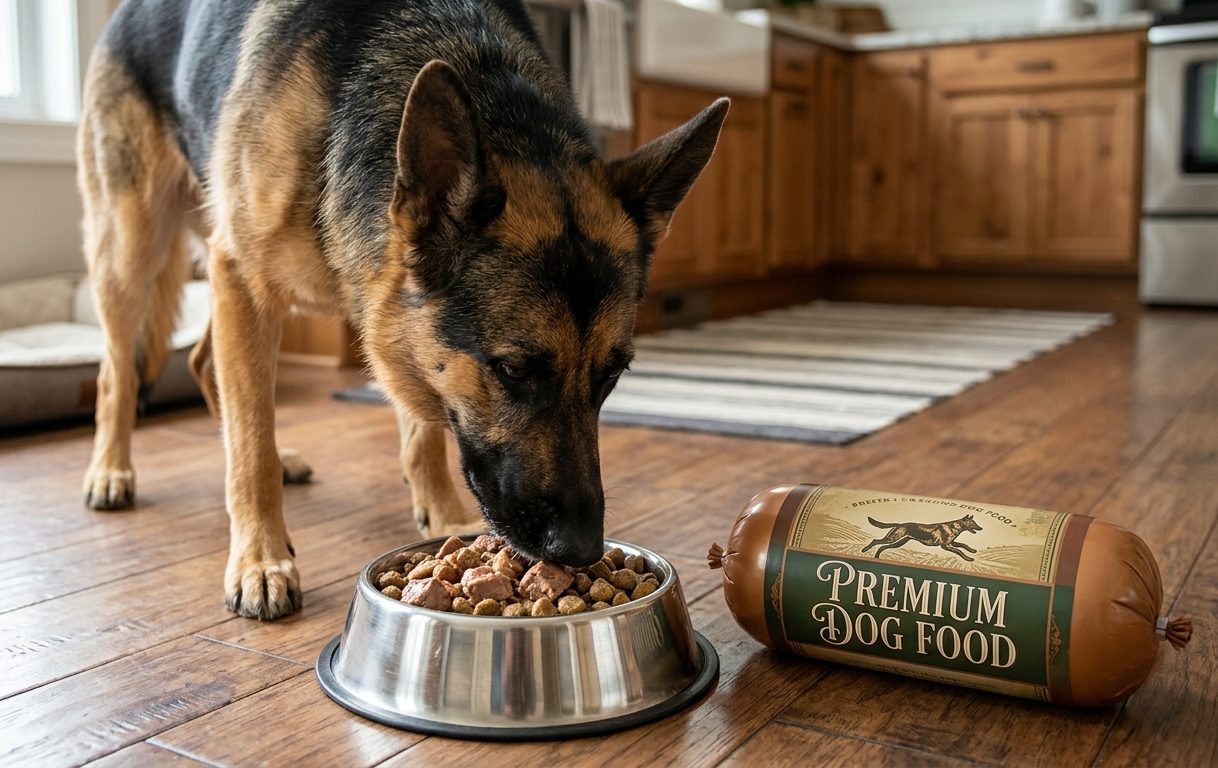 Pet food casings